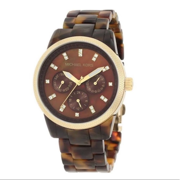 Michael Kors Brown Tortoise Watch